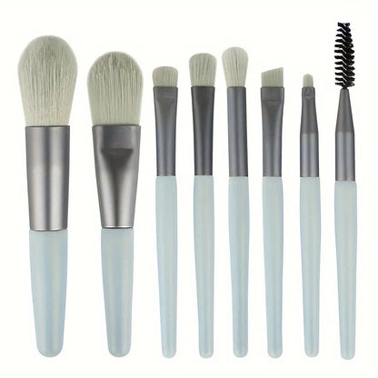 8/20-Piece Eye Makeup Brush Set – With Optional Sponges & Puffs