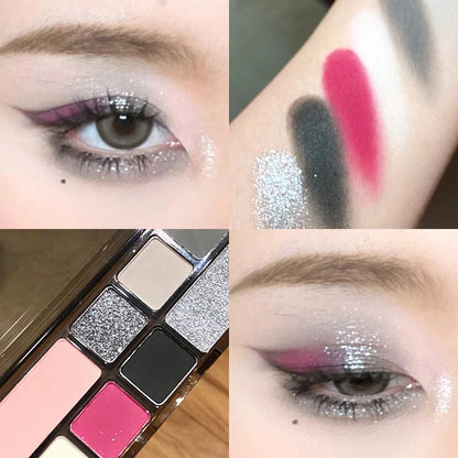 Autumn & Winter Orange Eyeshadow Palette – Matte & Pearlescent Shades for Warm Looks