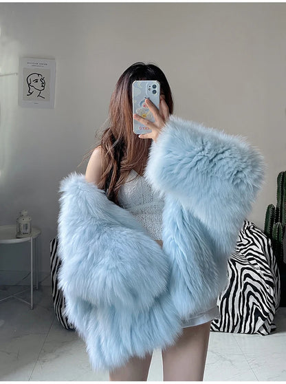 Lautaro Shaggy Faux Fur Jacket – Cozy Luxe With a Statement Twist