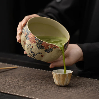 Japanese Matcha Tea Set – 2–8pcs Bamboo Whisk & Ceramic Bowl Gift Box