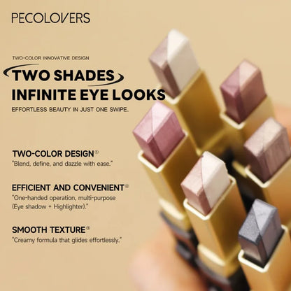 Double Color Eyeshadow Stick – Swipe, Sparkle, Slay