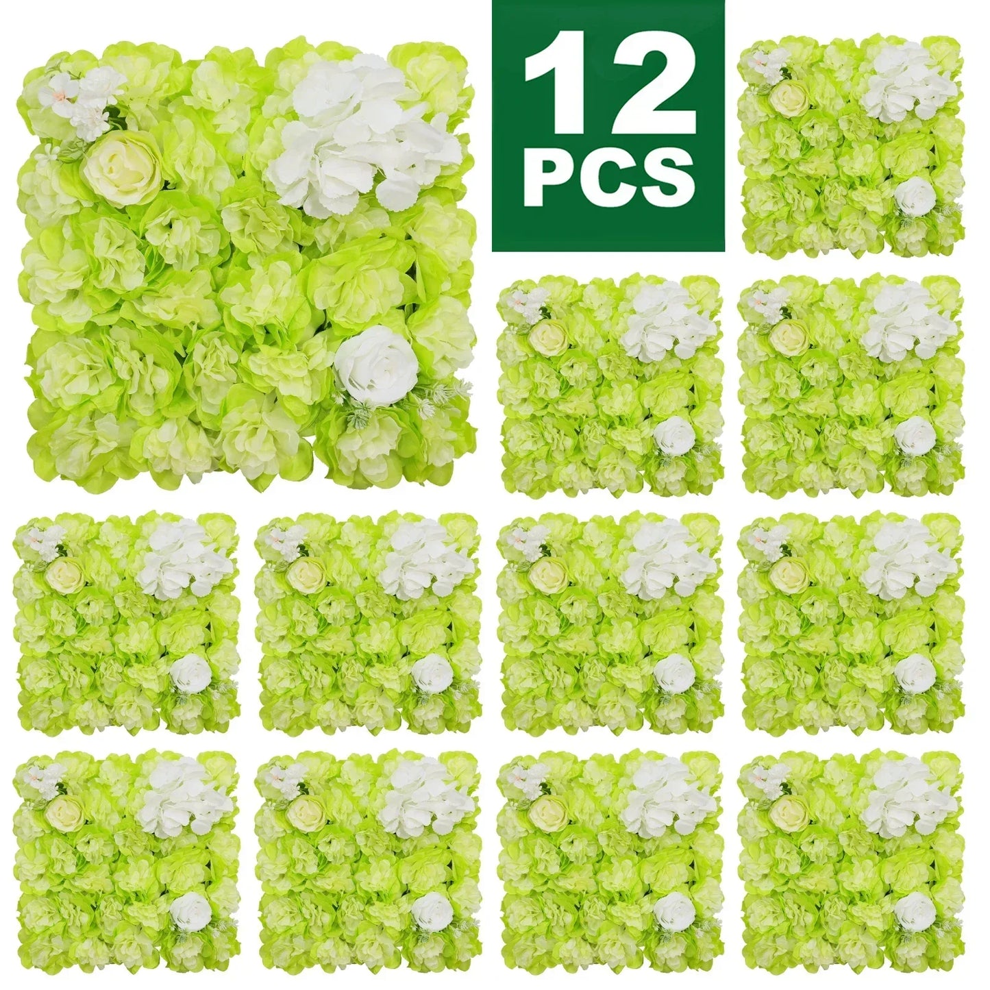 3D Rose Wall Panels Set