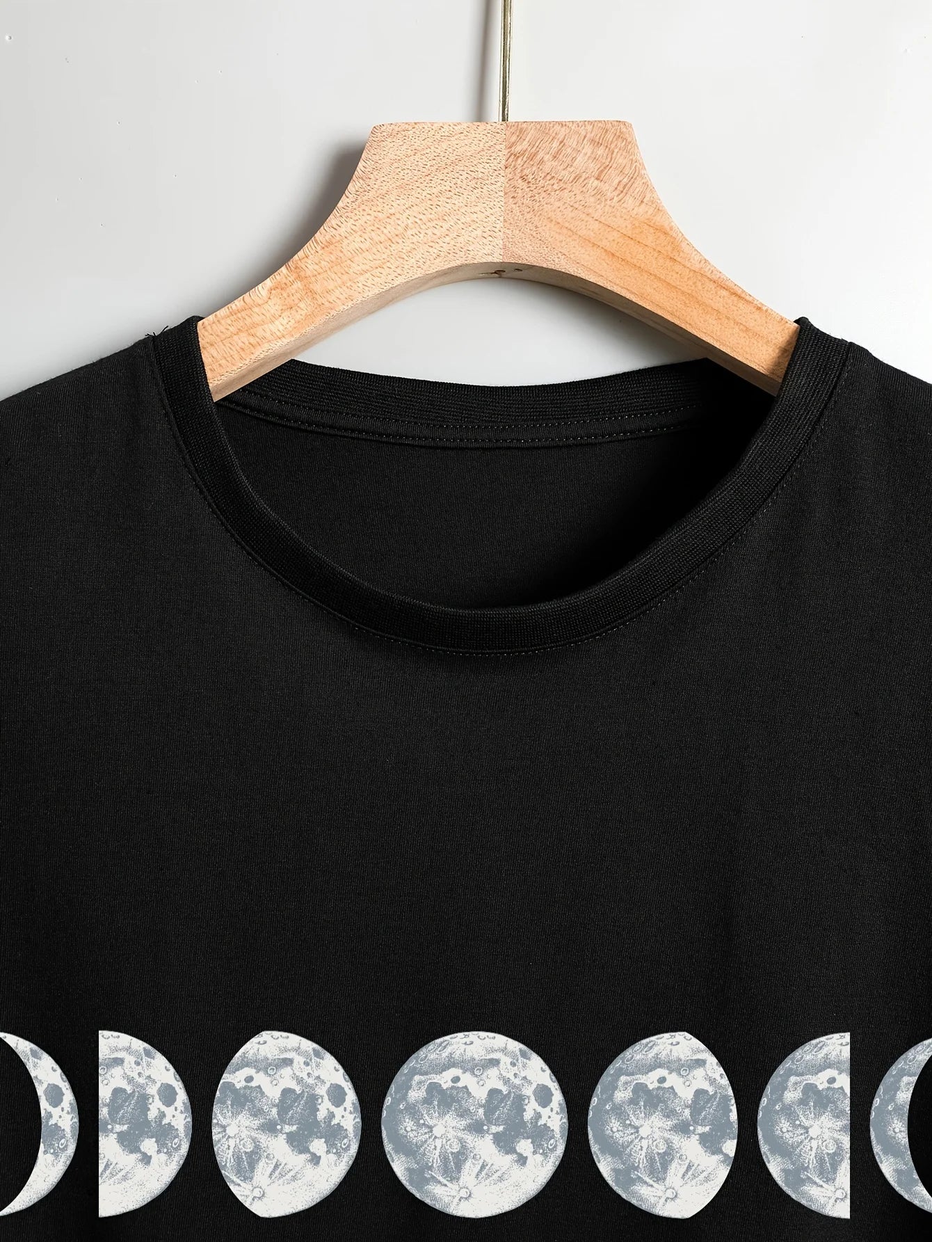Celestial Moon Print Crop Top