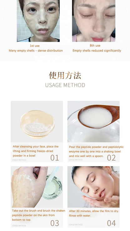Korean Collagen & Hyaluronic Acid Face Mask – Repair, Firming & Brightening
