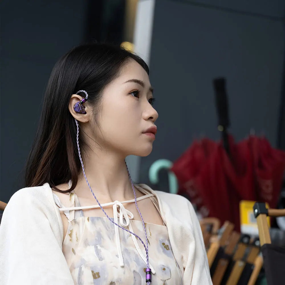 QoA Adonis Hybrid In-Ear Monitors – 1DD+2BA HiFi Wired Earphones (3.5mm/4.4mm)