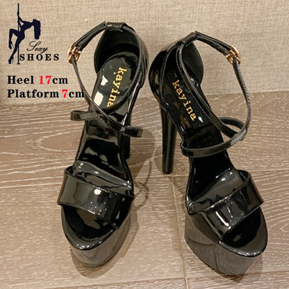 Platform Stiletto Heel Sandals