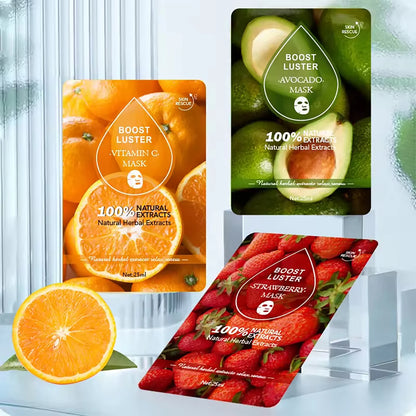 Whitening & Moisturizing Facial Mask – Vitamin C & Hyaluronic Acid Hydration Treatment 💧✨