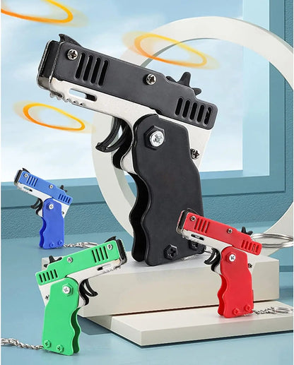 Mini Folding Rubber Band Launcher