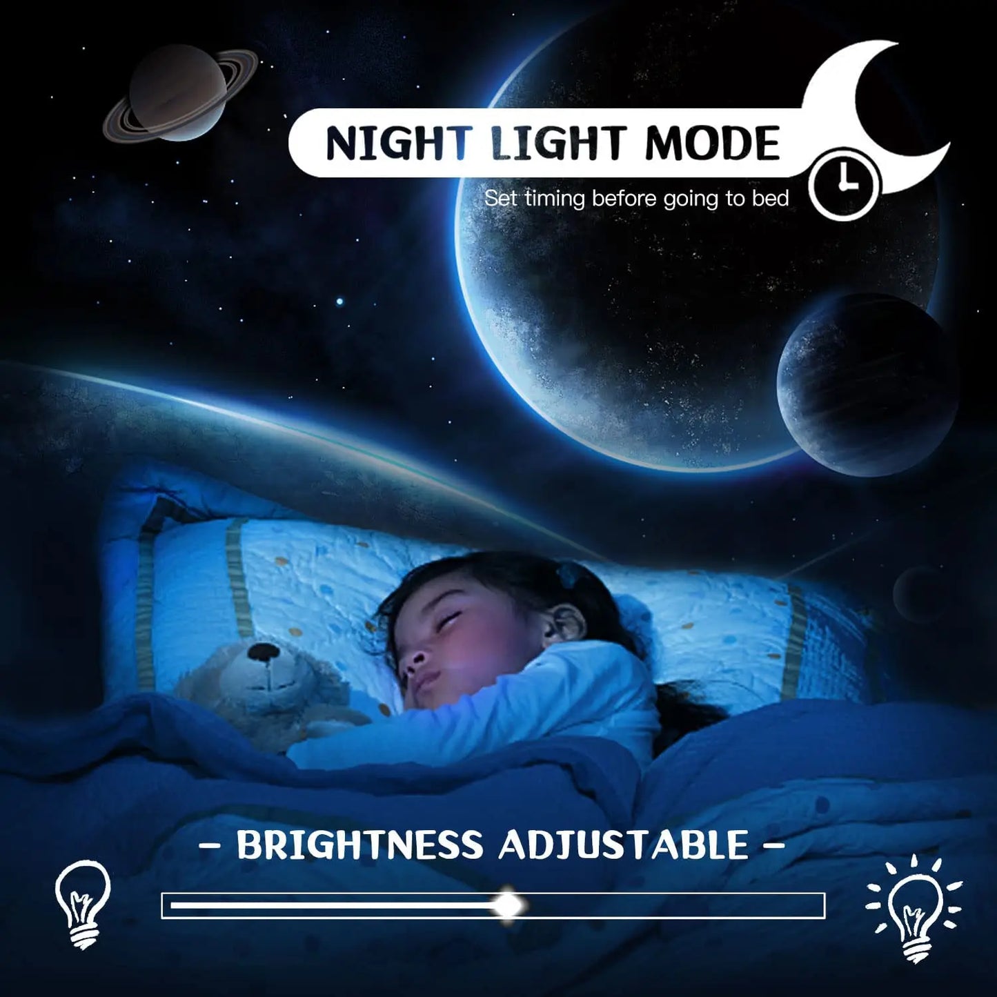 Galaxy Projector Night Light – Starry Planetarium Lamp for Home & Gifts