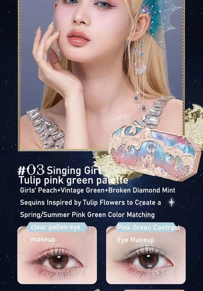 Flower Knows Moonlight Mermaid Eyeshadow Palette – 8 Magical Shades to Mesmerize