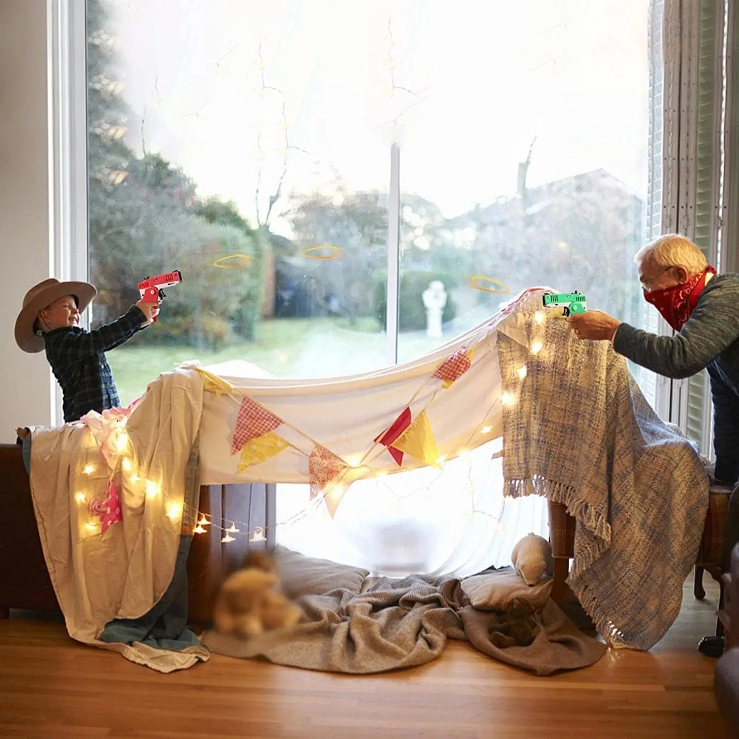 Mini Folding Rubber Band Launcher
