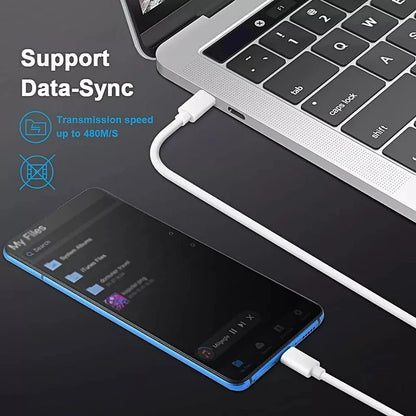 PD 60W Type-C to Type-C Fast Charging Cable – 5pcs / 10pcs Set