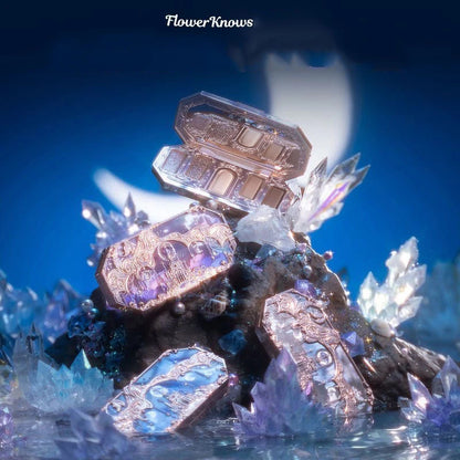 Moonlight Mermaid Eyeshadow Palette – 5-Color Matte & Shimmer Chameleon Finish