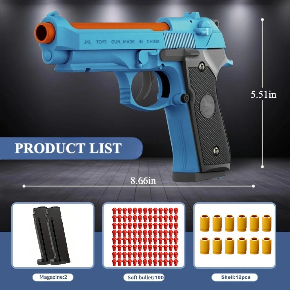 Shell Ejecting Soft Bullet Blaster