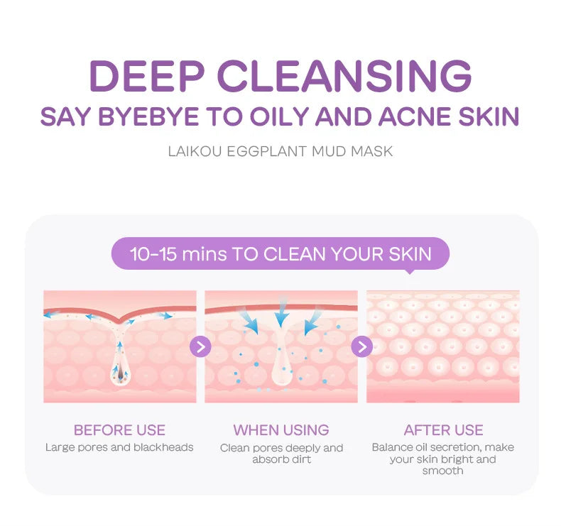 Eggplant Mud Mask Set (5pcs)