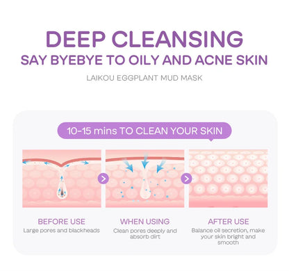 Eggplant Mud Mask Set (5pcs)