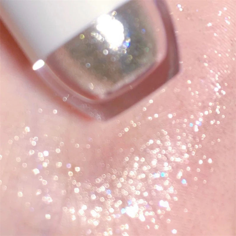 Bear Bowling Ball Liquid Eyeshadow – Super Sparkle Pearl Glitter Eye Makeup