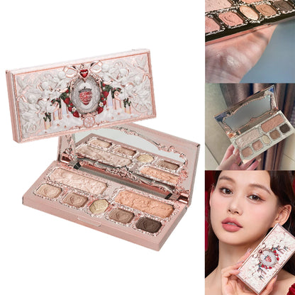 6-Color Diamond Shiny Highlighter Palette – Contour, Brighten &amp; Glow