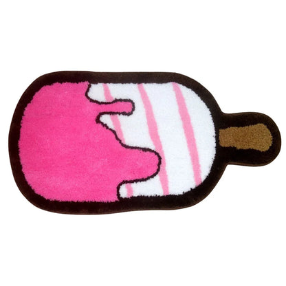 Cute Cartoon Ice Cream Plush Rug