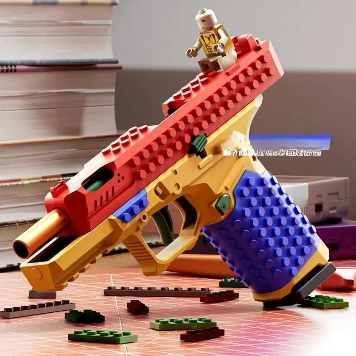 Hanging Toy Block Pistol