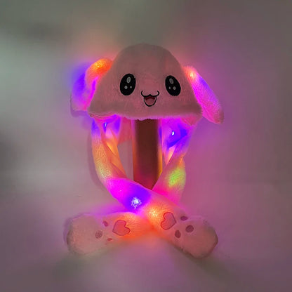 LED Moving Bunny Ears Hat