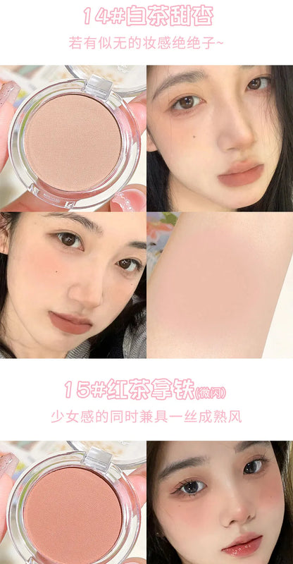 Monochrome Matte Blush – Natural Finish &amp; Soft Glow