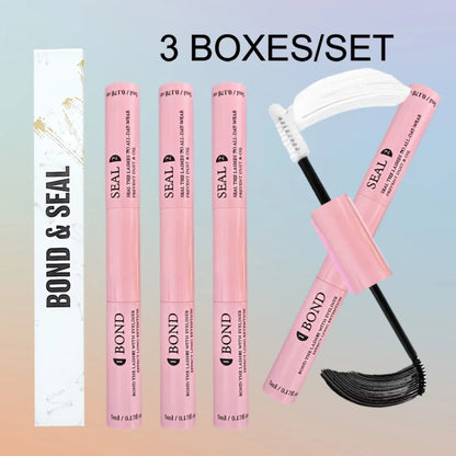 Lash Bond &amp; Seal Kit – Strong Hold Glue, Sealant, Remover &amp; Tweezers for Individual Lash Extensions (10ml + 5ml)