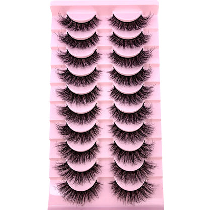 3D Mink-Effect False Eyelash Set – Soft, Fluffy &amp; Full of Volume