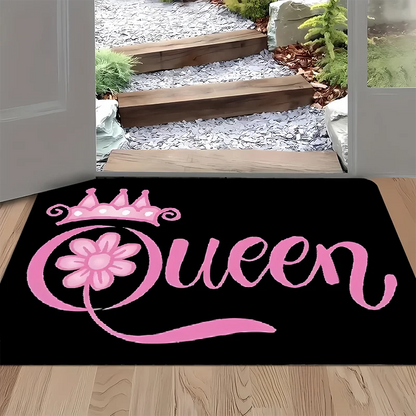 Queen Floral Crown Doormat