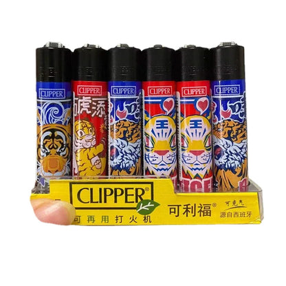 Original Clipper-Style Gas Lighter Set – 4-Piece Boxed Collection