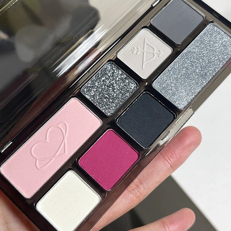 Autumn & Winter Orange Eyeshadow Palette – Matte & Pearlescent Shades for Warm Looks