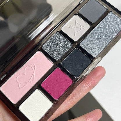 Autumn & Winter Orange Eyeshadow Palette – Matte & Pearlescent Shades for Warm Looks