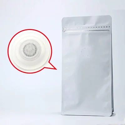 Block Bottom Stand-Up Coffee Pouch – Aluminum Foil Ziplock with Valve