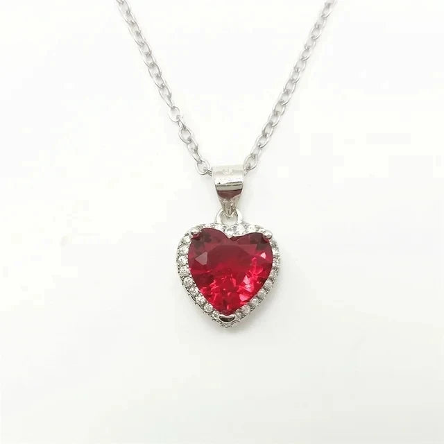 CC Cubic Zirconia Water Drop Pendant Necklace