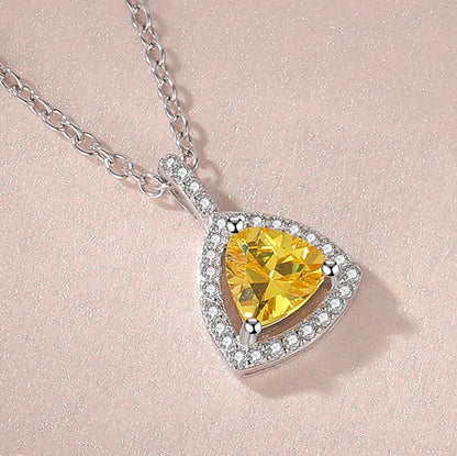 CC Cubic Zirconia Water Drop Pendant Necklace