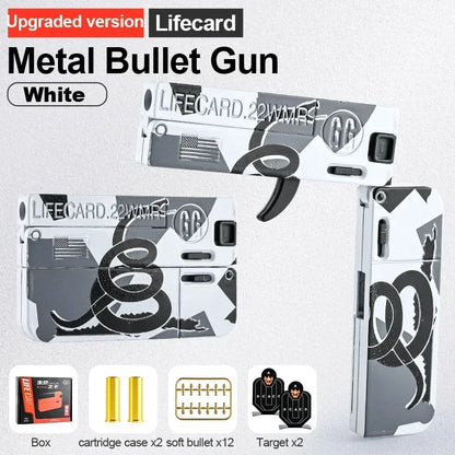 Folding Card Soft Bullet Toy Gun