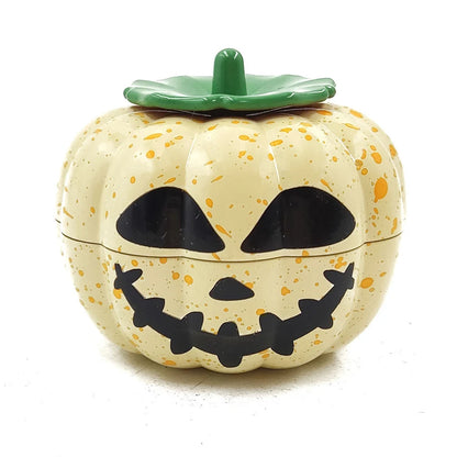 Pumpkin Spice Grinder – 3-Layer Metal Herb Grinder for Kitchen & Holiday Use