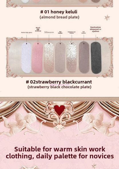 Strawberry Cupid Complexion Palette – Blush, Eyeshadow, Highlighter & Bronzer