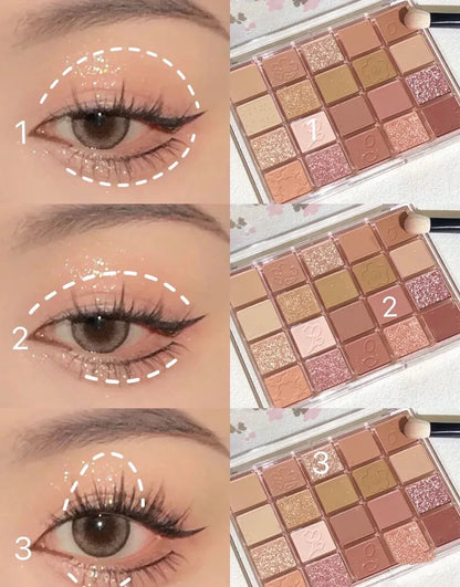 Cherry Dance 20-Color Eyeshadow Palette