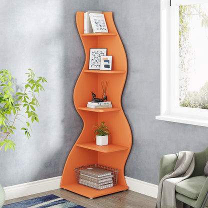 5-Tier Corner Bookshelf