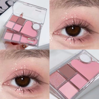 Six-Color Earth Tone Eyeshadow Palette
