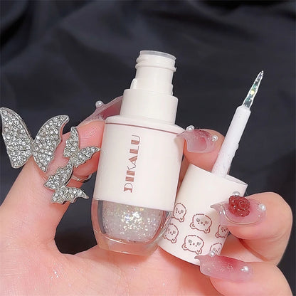 Bear Bowling Ball Liquid Eyeshadow – Super Sparkle Pearl Glitter Eye Makeup