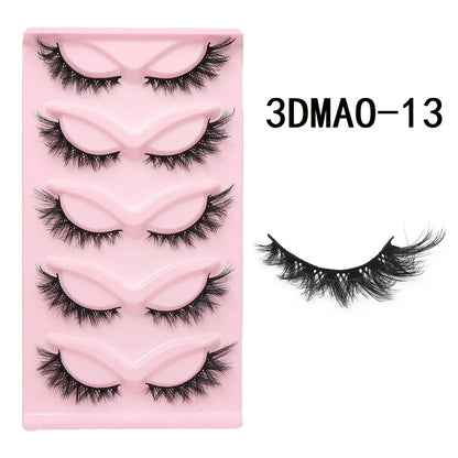 Cat Eye 3D Lashes – Fluffy, Wispy, Manga Magic