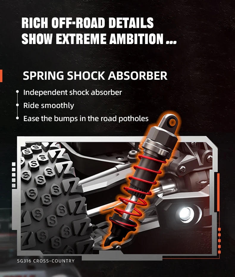 High-Speed RC Off-Road Drift Truck