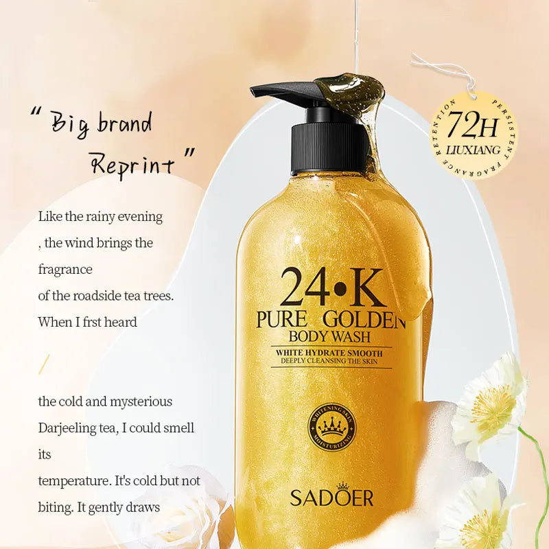 24K Pure Gold Body Wash