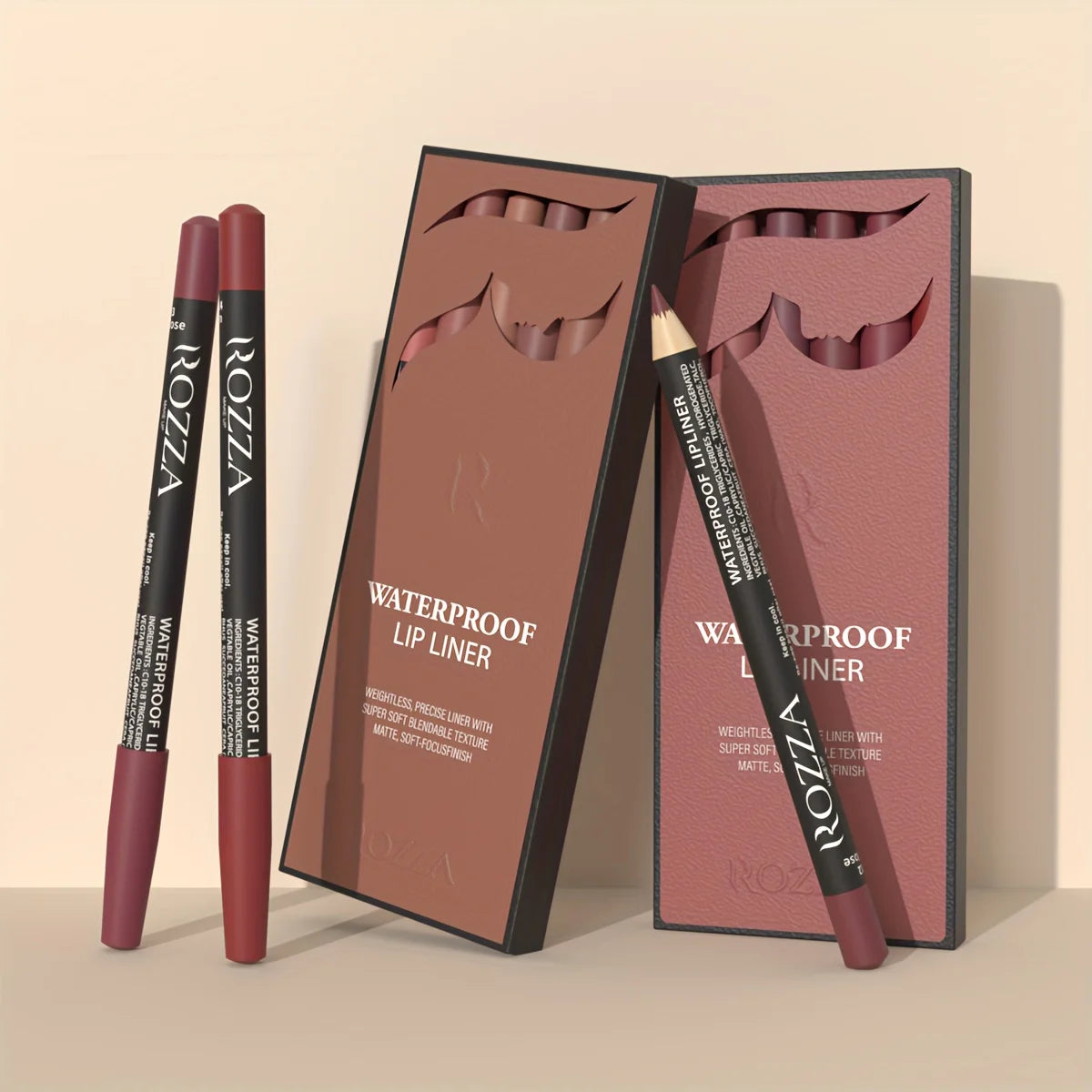 Nude Matte Lip Liner Pencil Set (6pcs)