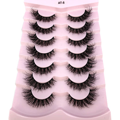3D Mink-Effect False Eyelash Set – Soft, Fluffy &amp; Full of Volume