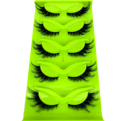 Cat Eye 3D Lashes – Fluffy, Wispy, Manga Magic