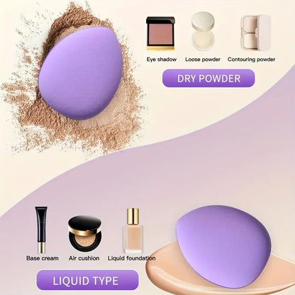 8/20-Piece Eye Makeup Brush Set – With Optional Sponges & Puffs
