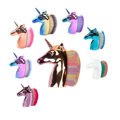Unicorn Nail Dust Brush – Sparkle & Sweep in Style!